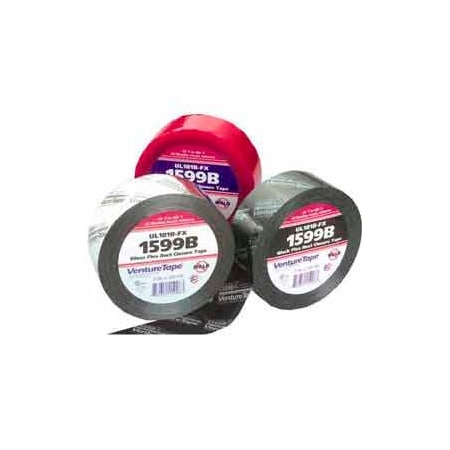 3M 3M 8482; VentureTape UL181B-FX FlexDuct Tape, 3IN x 120 Yards, Black, 1599B-G572, PK16 7100043898